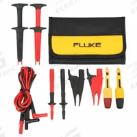 FLUKE Test Lead Kit: CAT IV 600V, Alligator Clip/Std Probe, 1,000 V Max Volt, 10 A Max Current (MPN TLK281). Key specifications — Brand: FLUKE.