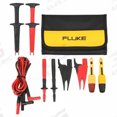 FLUKE Test Lead Kit: CAT IV 600V, Alligator Clip/Std Probe, 1,000 V Max Volt, 10 A Max Current (MPN TLK281). Key specifications — Brand: FLUKE.