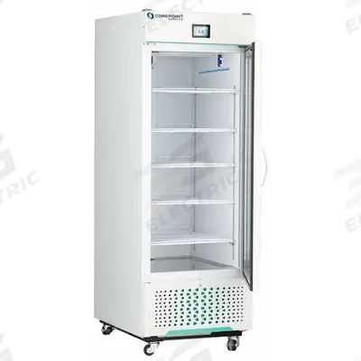 COREPOINT SCIENTIFIC Medical and Lab Refrigerator: 26 cu ft, Upright, 1°C to 10°C - Pharmacy & Vaccine Refrigerators