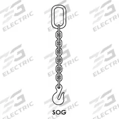 APPROVED VENDOR Chain Sling: 3/8 in Chain Trade Size, 80 Chain Grade, Grab Hook, Steel, Fixed (MPN 200003061). Key specifications — Hook Type Included: Grab Hook; Brand: APPROVED VENDOR.