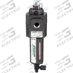 SPEEDAIRE Pneumatic Oil Filter: Coalescing, 3/8 in NPT, 0.01 micron, 20 cfm, 250 psi Max Op Pressure (MPN 4ZL33). Key specifications — attr110055: Intermediate; attr110008: SPEEDAIRE.