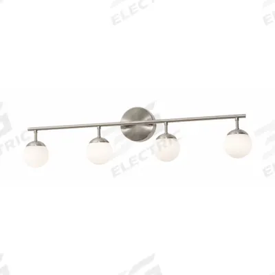 AFX INC. Pearl 4 Light LED Vanity: Satin Nickel, 1,565 lm_1,800 lm, 3000K, 21 W - Pearl Vanity Lights