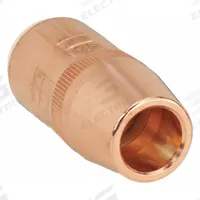 BERNARD Nozzle: Large Centerfire, 5/8 in, Conical, Flush, Copper (MPN N-5800C). Key specifications — Insulation Type: Self-Insulated; Duty Rating: Standard Duty; Nozzle to Tip Relationship: Flush; For Contact Tip Series: Centerfire; Manufacturer Part Number: N-5800C; Brand: BERNARD.