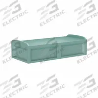 CORTECH Institutional Bed: Aqua, 80 in Overall Lg, 36 in Overall Wd, 21 in Overall Ht, Polyethylene (MPN 100AQ). Key specifications — Product Type: Bed; Color: Aqua; Material: Polyethylene; Brand: CORTECH; Model Name: Solstice Behavioral Health Bed.