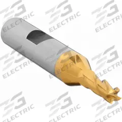 CLEVELAND Square End Mill: High Speed Steel, TiN Coated, 4 Flute, 3/16" Mill Dia, 1-1/4" LOC (MPN C33384)