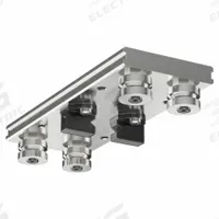 HEPCOMOTION GV3 Carriage: For 44 mm Rail Wd, Roller, GV3 Std Carriage, 35.8 mm Carriage Ht, Aluminum (MPN AU4434L225LB). Key specifications — Carriage Material: Aluminum; Roller Material: Stainless Steel; Size: 44; Brand: HEPCOMOTION; Features: Slide Lubricators; Type: GV3 Standard Carriage.