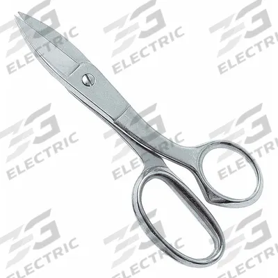 CLAUSS Shears: Right-Hand, 7 3/4 in Overall Lg, Straight, Steel, Pointed - All-Metal Scissors