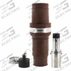 Single Pole Inline: Male, Brown, 1000V AC, 1,135 A, Crimp Tube Termination, 49 Series (MPN 49M77-H). Key specifications — Gender: Male; Series: 49; Brand: LEVITON.