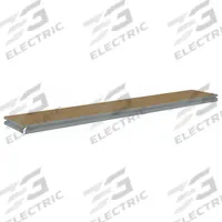TENNSCO Shelf: 60 in x 12 in, 750 lb Load Capacity, Particleboard, Gray, Shelf (MPN ZBES-6012D). Key specifications — Decking Material: Particleboard; Includes: (4) Beams; Decking Finish: Unfinished; Shelf Configuration: Single Straight; Color: Gray; Frame Material: Steel; Brand: TENNSCO; Frame Finish: Zinc Plated.