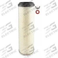 BALDWIN FILTERS Automotive Air Filter: Round-Oval, Engine, Round, Axial Seal, 7/16 in Inside Dia (MPN PA2308). Key specifications — Brand: BALDWIN FILTERS; Compatible Vehicle Make: Ford; Compatible Vehicle Type: Farm Equipment; Baldwin Interchange: PA2308.