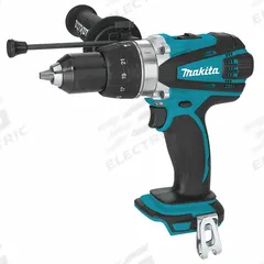MAKITA Hammer Drill: 18V DC, Gen Purpose, 1/2 in Chuck, 5/8 in Concrete Capacity, 2 Speeds (MPN XPH03Z). Key specifications — attr1256163: 2; attr1256172: No; attr1256187: 21 + Hammer.