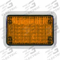 CODE 3 Perimeter Light: Emergency Vehicle Perimeter Light, Amber, 6 W Watt, Amber, LED, Permanent (MPN 65STBZA). Key specifications — Brand: CODE 3; Lens Color: Amber; Number of Flash Patterns: 20; Installation Type: Permanent; Operating Voltage: 12/24V DC.