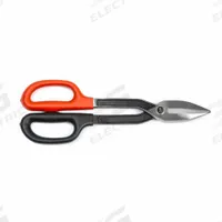 CRESCENT WISS Straight Pattern Tinner Snips,12": Straight, 12 1/4 in Overall Lg, 2 3/4 in Cutting Lg (MPN WDF12S). Key specifications — attr308531: Plastic; attr308530: Steel; Drop-Forged; attr308532: Steel; attr308533: No; attr308535: Aluminum; attr308541: 20 ga; attr308546: Straight.