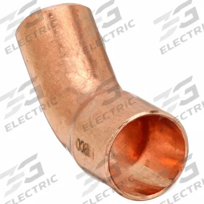 NIBCO Sweat Fitting Elbow: 5/8 in CTS x 5/8 in CTS, FTG x FTG, Wrot Copper (MPN 6062-5/8) - Wrot Copper Tube Fittings