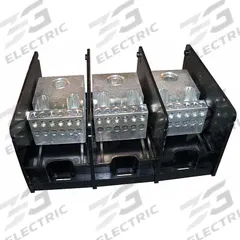 MERSEN Power Distribution Block: Open, Lug, Lug, 4 AWG – 500 kcmil For Line Side Wire Sizes (MPN MPDB69083). Key specifications — attr1361688: Surface; attr1308686: MERSEN; attr1361672: Aluminum.