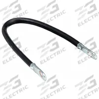 GROTE Switch to Starter Cable: Switch to Start Cable, 4 ga Wire Size, 15 in Overall Lg, Black, 60VDC (MPN 84-9256). Key specifications — Termination Type: Switch to Start Cable; Connection Type: Bolt; Maximum Voltage: 60VDC; Wire Color: Black; Wire Size: 4 ga; Brand: GROTE.