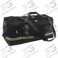 ERGODYNE Duffel Bag: Polyester, Black, 7,689 cu in Interior Volume, Zipper, 31 in Lg, 16 in Wd (MPN 5008). Key specifications — Color: Black; Material: Polyester; Brand: ERGODYNE; Closure: Zipper.