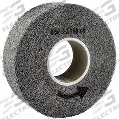 NORTON Convolute Wheel: 8 in Dia x 2 in W, 3 in Arbor, Silicon Carbide, Medium, Soft (4), Soft (MPN 66261058521). Key specifications — Series: Bear-Tex Clean & Finish; Brand: NORTON.