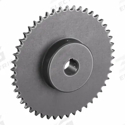 TRITAN Roller Chain Sprocket: 40, For 1/2 in Chain Pitch, 1 in Bore Dia, 48 Teeth - Size 40 Fixed-Bore Roller Chain Sprockets