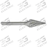 APPROVED VENDOR Carbide Bur: Pointed-End Cone, SM-42L2, Double Cut, 1/8" x 7/16" Head, 1/8" Shank (MPN 310-002192A). Key specifications — Trade Number: SM-42L2; Brand: APPROVED VENDOR.