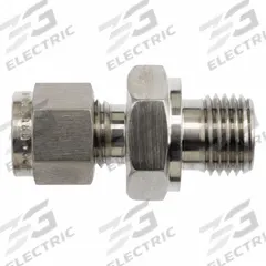 BRENNAN INDUSTRIES Compression Fitting Straight: 1/2 in OD x 3/8 in Pipe Fitting Size (MPN NS7013-08-06-SS). Key specifications — Compatible Fitting Brands: Parker CPI; Brand: BRENNAN INDUSTRIES.