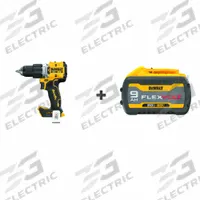 DEWALT Cordless Hammer Drill Kit: 20V DC, Compact, 1/2 in Chuck, 1/2 in Concrete Capacity, 2 Speeds (MPN DCD806B/DCB609). Key specifications — attr1256163: 2; attr1256171: 4 Ah; attr1256172: Yes; attr1256187: 14 + Hammer.