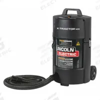 LINCOLN ELECTRIC Fume Extractor: 108 cfm, 8 ft Hose Lg, MERV 11, X-Tractor Mini (MPN K3972-3). Key specifications — Sound Level: 80 dB; Manufacturer Part Number: K3972-3; Brand: LINCOLN ELECTRIC; Input Voltage (Nominal): 120V.