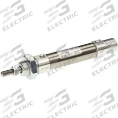 SMC Round Body Cylinder: 16 mm Bore, 25 mm Stroke, Non-Repairable, Stainless Steel, Basic Mounting (MPN CD85E16-25-B). Key specifications — attr1122958: Rotating Rod; attr942235: Stainless Steel; attr942202: SMC; attr942209: Aluminum; attr942227: Basic; attr942243: C85.