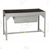 LITTLE GIANT Welding Table: 2,000 lb Wt Capacity, 34 in Ht, 51 in Dp, 24 in Wd, 1 Drawer (MPN WG-2451-HD). Key specifications — Manufacturer Part Number: WG-2451-HD; Work Surface Pattern: Steel Bar Grating; Brand: LITTLE GIANT.