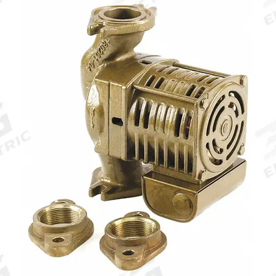 LOCHINVAR Circulating Pump: 1/6 hp HP, 120V AC, Bronze, 1, 30 gpm, 15 ft Max. Head - OEM Replacement Circulator Pumps