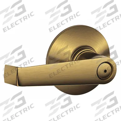 SCHLAGE RESIDENTIAL Door Lockset: Privacy Lever Locksets, Chrome