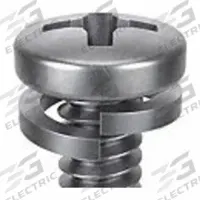 SEMS Screw: Split Lock, #10-32 Thread Size, 1/2 in Lg, Stainless Steel, Passivated, Pan, 25 PK (MPN 1-PPL-10F-50). Key specifications — Drive Size: #2.