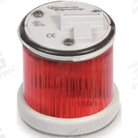 EDWARDS SIGNALING Tower Light Module: Flashing/Steady, 120V AC, Red, 48 mm Overall Dia, 200 Class (MPN 248LEDMR120A). Key specifications — Brand: EDWARDS SIGNALING; Compatible with Series: 200 Class; Lens Color: Red; Operating Voltage: 120V AC; Manufacturer Part Number: 248LEDMR120A.