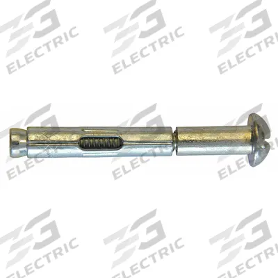 MKT FASTENING Sleeve Anchor: 1 1/4 in Overall Lg, 1/4 in Dia, 3/16"-24 Thread Size, Steel - Round-Head Sleeve Anchors