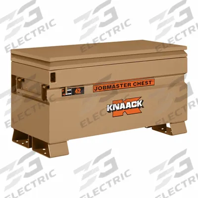 KNAACK Chest-Style Jobsite Box: 42 in W x 19 in D x 23 3/8 in H, 9 cu ft - Chest-Style Jobsite Boxes