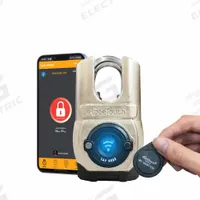 EGEETOUCH Bluetooth Padlock: Silver, Zinc Die-Cast, Stainless Steel Shackle (MPN 5-02503-94). Key specifications — attr1351169: NFC; attr1320070: Series 5th Gen; attr1314123: EGEETOUCH.
