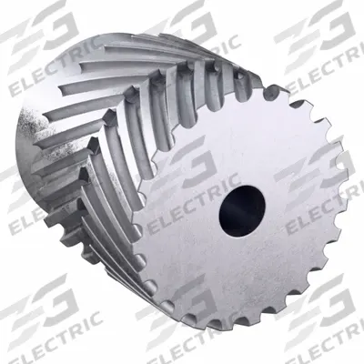 CONTINENTAL Gearbelt Pulley: Plain, 8 mm Pitch, For 50 mm Belt Wd, 24 Teeth - Plain-Bore Timing Pulleys with Hub