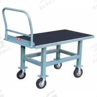 JAMCO Platform Truck: 1,200 lb, 48 in L x 24 in W x 29 in H Deck, Solid, 12 ga Deck, Rubber, Std (MPN AY248Z800GP). Key specifications — Side Panel Type: No Side Panels; Brand: JAMCO; Color: Gray; Caster/Wheel Configuration: (2) Rigid.