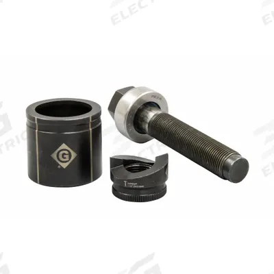 GREENLEE Knockout Punch Set: 10 ga Sheet Metal Capacity (Steel), 1 23/64 in Nominal Size - Greenlee Knockout Punches & Dies