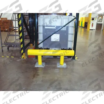 APPROVED VENDOR Guard Rail System: Straight, 3/8 in Top Rail Ht, 1 in Mounting Hole Dia - Low-Profile Pipe-Style Guardrails