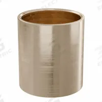 Sleeve Bearing: Bronze, SAE 841, 2 in Bore, 2 1/4 in OD, 2 1/2 in Lg, 50,000 lb/sq in-fpm Max PV (MPN AA2203-09B). Key specifications — System of Measurement: Inch; Material Grade: SAE 841; Brand: OILITE.