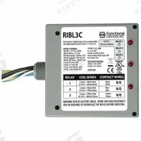 RIB Enclosed Pre-Wired Relay: 10 A Rating, 10-30V AC/DC, 3PST-NO, 0.50 in NPT (MPN RIBL3C). Key specifications — Nipple Size: 0.50 in NPT; Coil Voltage: 10-30V AC/DC; Brand: RIB.