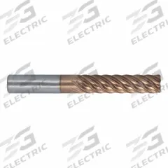 CLEVELAND Corner Radius End Mill: Carbide, T-Max Coated, 7 Flute, 3/8" Mill Dia, 1-1/8" LOC, 3" OAL (MPN C86278)