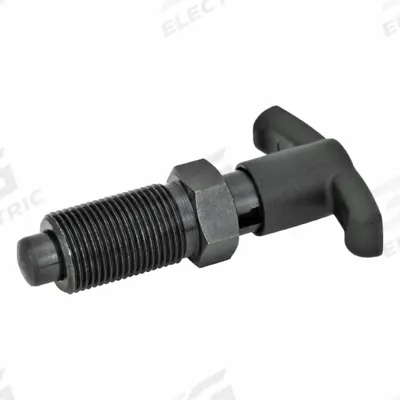 JW WINCO Indexing Plungers with T-Handle: Locking, Steel Body & Plunger - Locking T-Handle Indexing Plungers