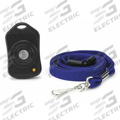 STANLEY ROAMALERT Radio Frequency Tag: 1 3/8 in Overall Lg, 7/16 in Overall Wd, Black - Resident Tags & Pendants