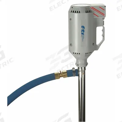 FINISH THOMPSON Electric Drum Pump: Pump with Hose, 1/3 hp HP, 115 V AC, 7 gpm - Screw Drum Pumps