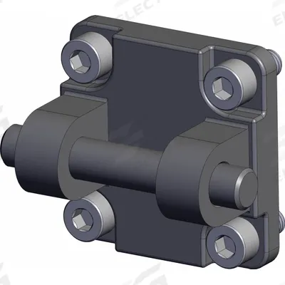 SMC Double Clevis: Clevis, Fits 50 mm Bore Dia, D5050 - Clevis Mounting Hardware