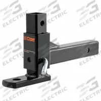 CURT Towing Ball Mount: III, 1 in Compatible Ball Shank Dia, Ball Mount Ball Mount, Carbon Steel (MPN 45812). Key specifications — Material: Carbon Steel; Ball Mount Style: Ball Mount; Vehicle Class: III; Brand: CURT; Features: Limited Lifetime Warranty (1 yr Finish, 1 yr Parts); Finish: Powder Coated; Includes: Pin and Clip; Mount w/ Hitch Ball Style: Adjustable.