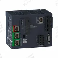 SCHNEIDER ELECTRIC Motion Controller: Transistor Out (MPN TM262M35MESS8T). Key specifications — Manufacturer Part Number: TM262M35MESS8T; Power Required: 24V DC; Product Type: Motion Controller; Series: Modicon M262; Number and Type of Outputs: Transistor; Mounting Style: Panel.