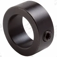 CLIMAX METAL PRODUCTS Shaft Collar: 1-Piece, Set Screw, 2 3/16 in Bore Dia, Black Oxide Carbon Steel (MPN C-218-BO). Key specifications — attr671678: CLIMAX METAL PRODUCTS; attr1392387: Set Screw.